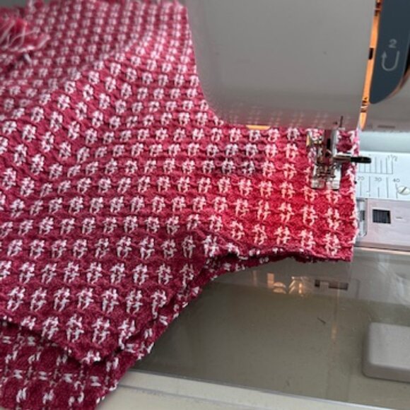 40's style Swing Jacket - Upcycled tablecloth - Picture 9 of 10